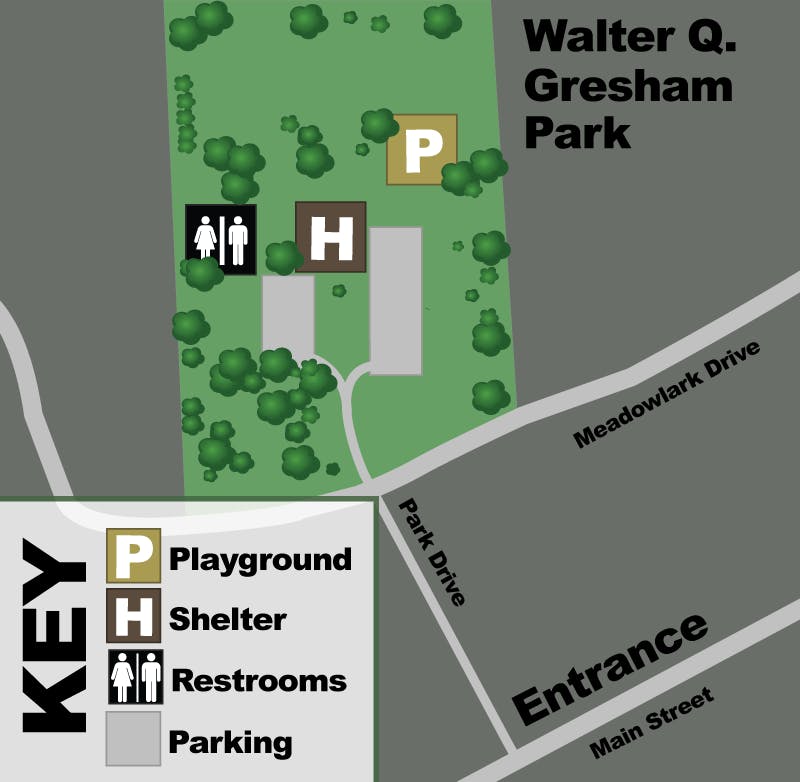 Walter Q. Gresham Park Park Map